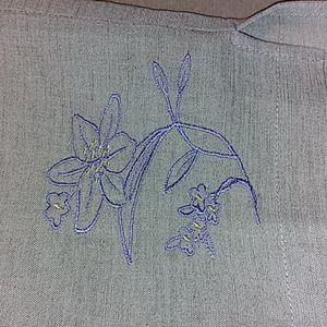 Coldwater Creek Linen & Rayon Cropped Pants EUC